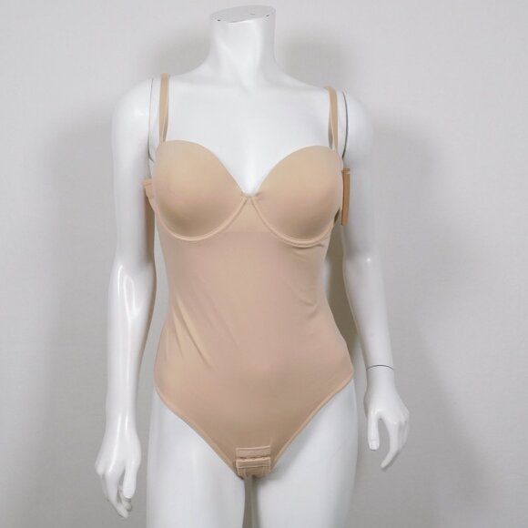 Shapellx AirSlim Strapless Thong Bodysuit Mid Support L (91425) - Picture 3 of 7